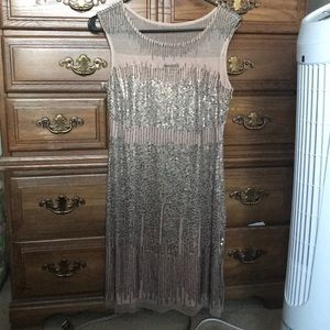 Adrianna Papell Sequined Cocktail Dress